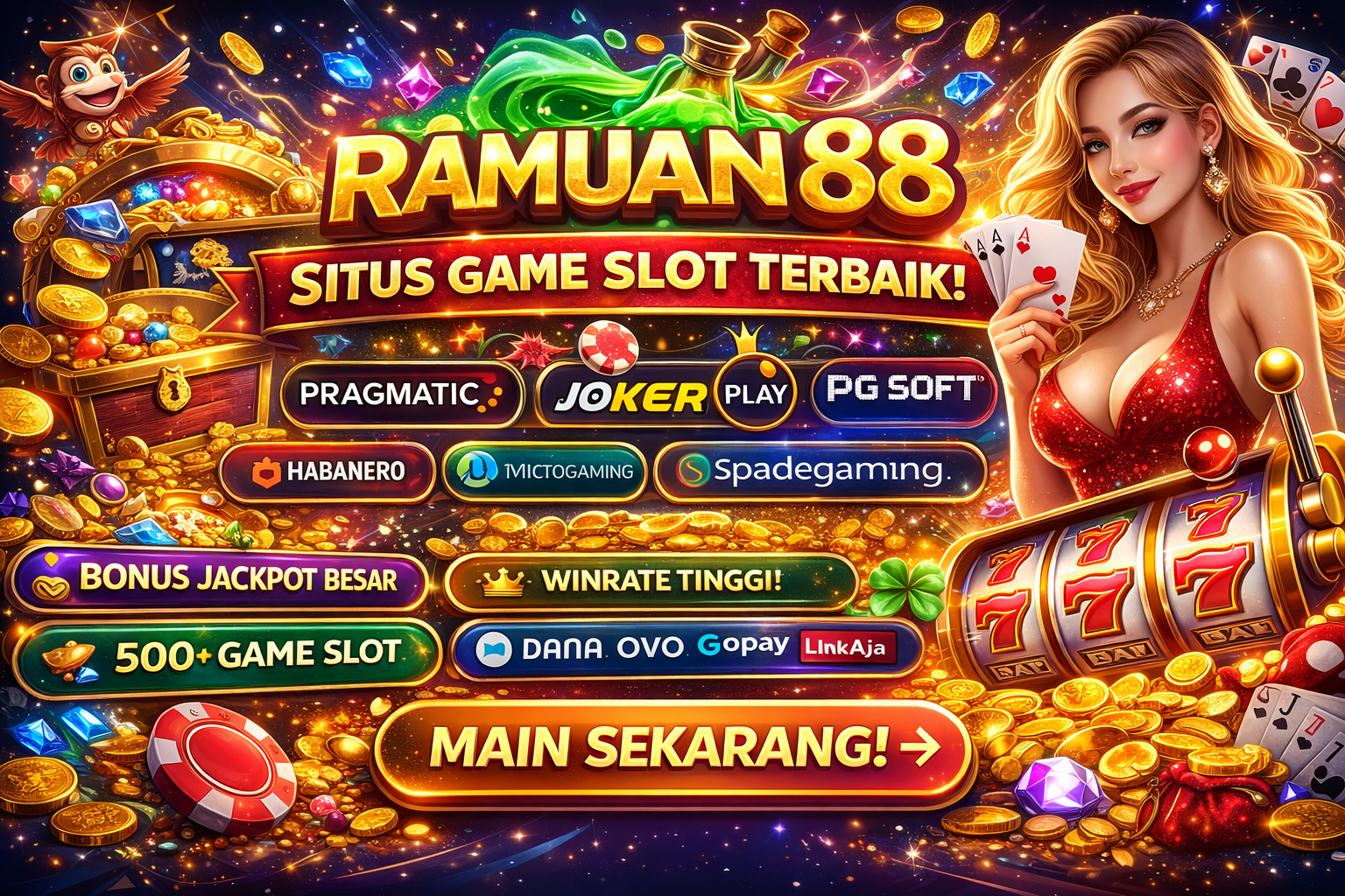 ramuan88 💎 Gas Spin Sekarang, Rezeki Bisa Datang Tiba-Tiba! by Hey siriusly